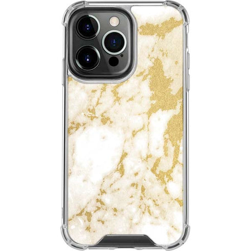 Basic Marble iPhone 14 Pro Clear Case